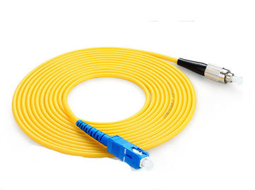 Г657А1/А2 желтеют материал АБС кабелей одиночного режима гибкого провода оптического волокна
