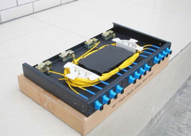 коробка волокна дуплекса LC 12 портов терминальная для переходники FC/SC/ST/LC